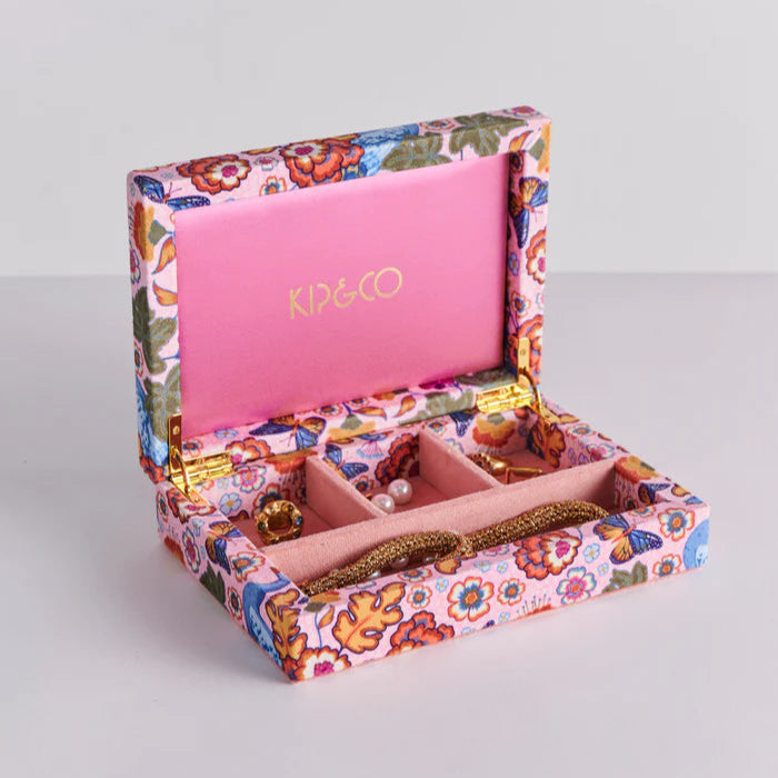 Lyon Velvet Jewellery Box - Small