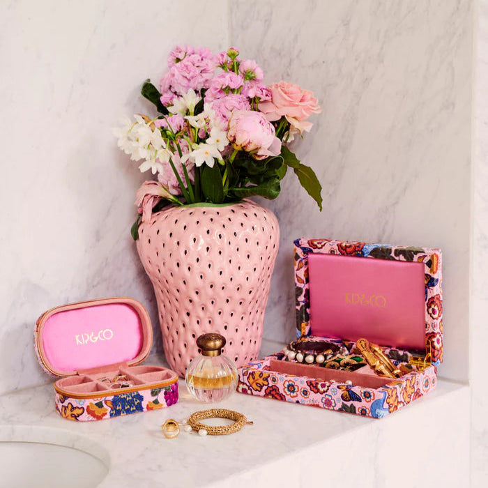 Lyon Velvet Jewellery Box - Small