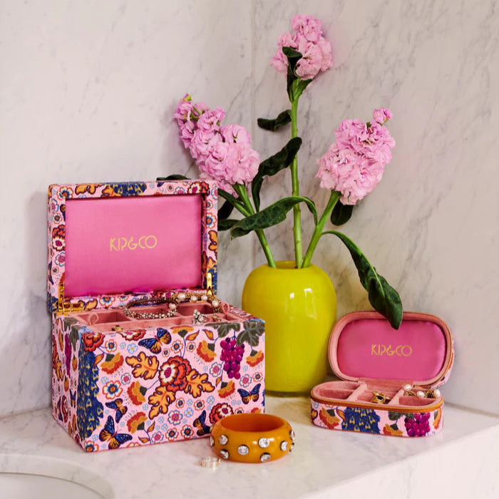 Lyon Velvet Jewellery Box - Large