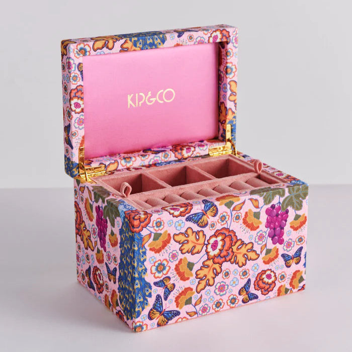 Lyon Velvet Jewellery Box - Large