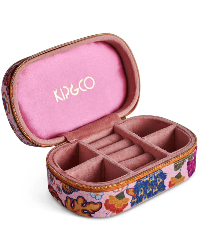 Lyon Velvet Jewellery Box - Travel