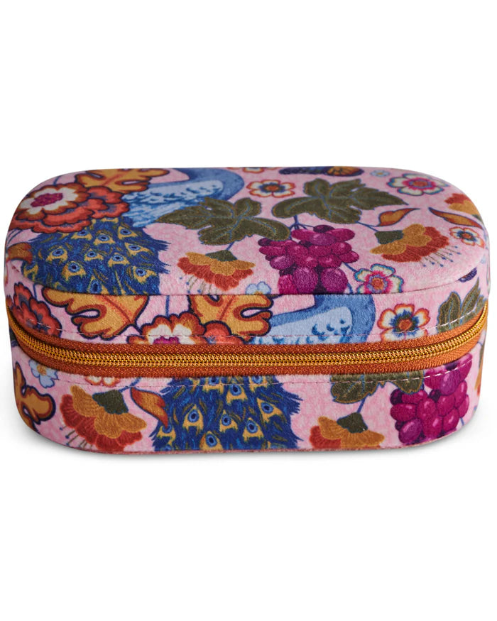 Lyon Velvet Jewellery Box - Travel