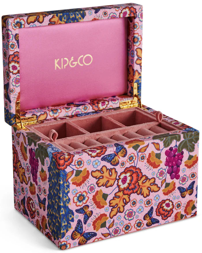 Lyon Velvet Jewellery Box - Large