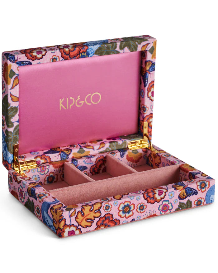 Lyon Velvet Jewellery Box - Small