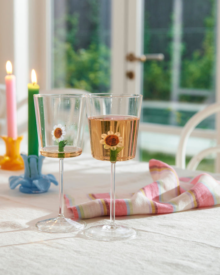 Fleur Wine Glass - Set of 2