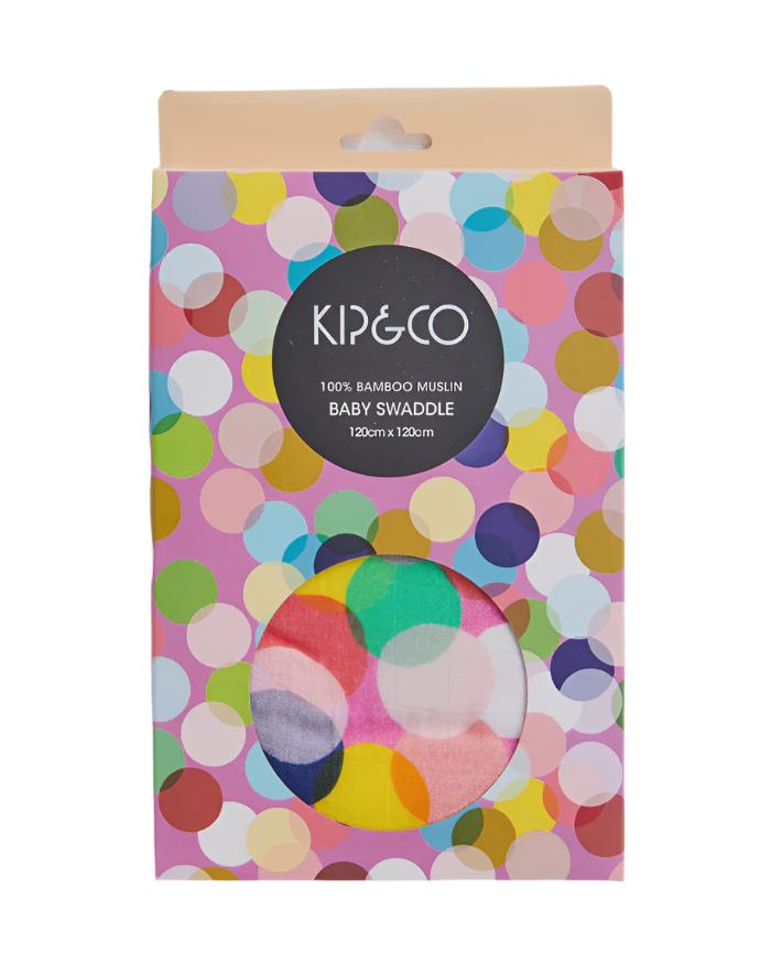 Bamboo Swaddle - Confetti Pink