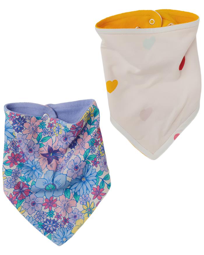 Organic Cotton Dribble Bib Set - Cutie