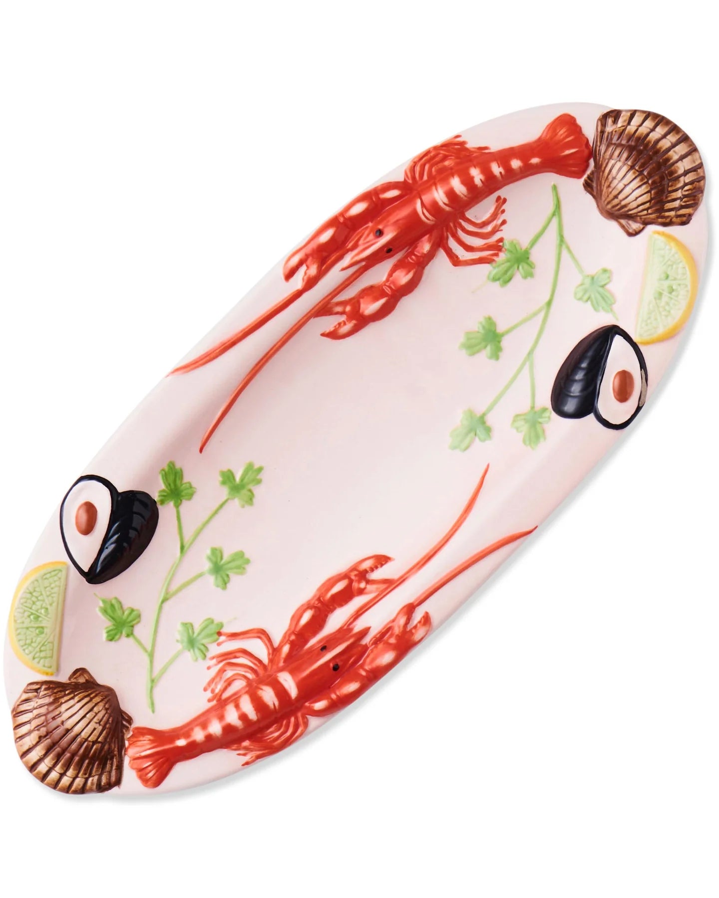 Oval Platter Small - Lobster Bisque