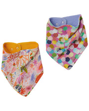 Organic Cotton Dribble Bib Set - Fun Times