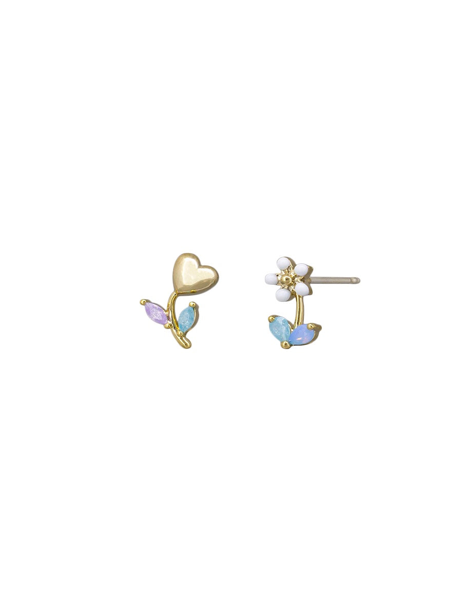 Heart Flower - Blue
