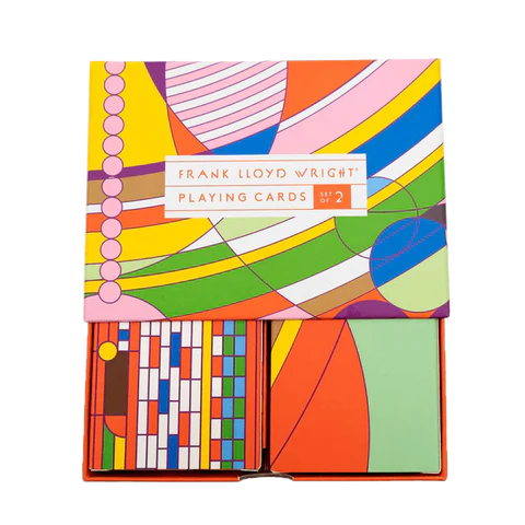 Frank Lloyd Wright Playing Cards Set (2 Decks)
