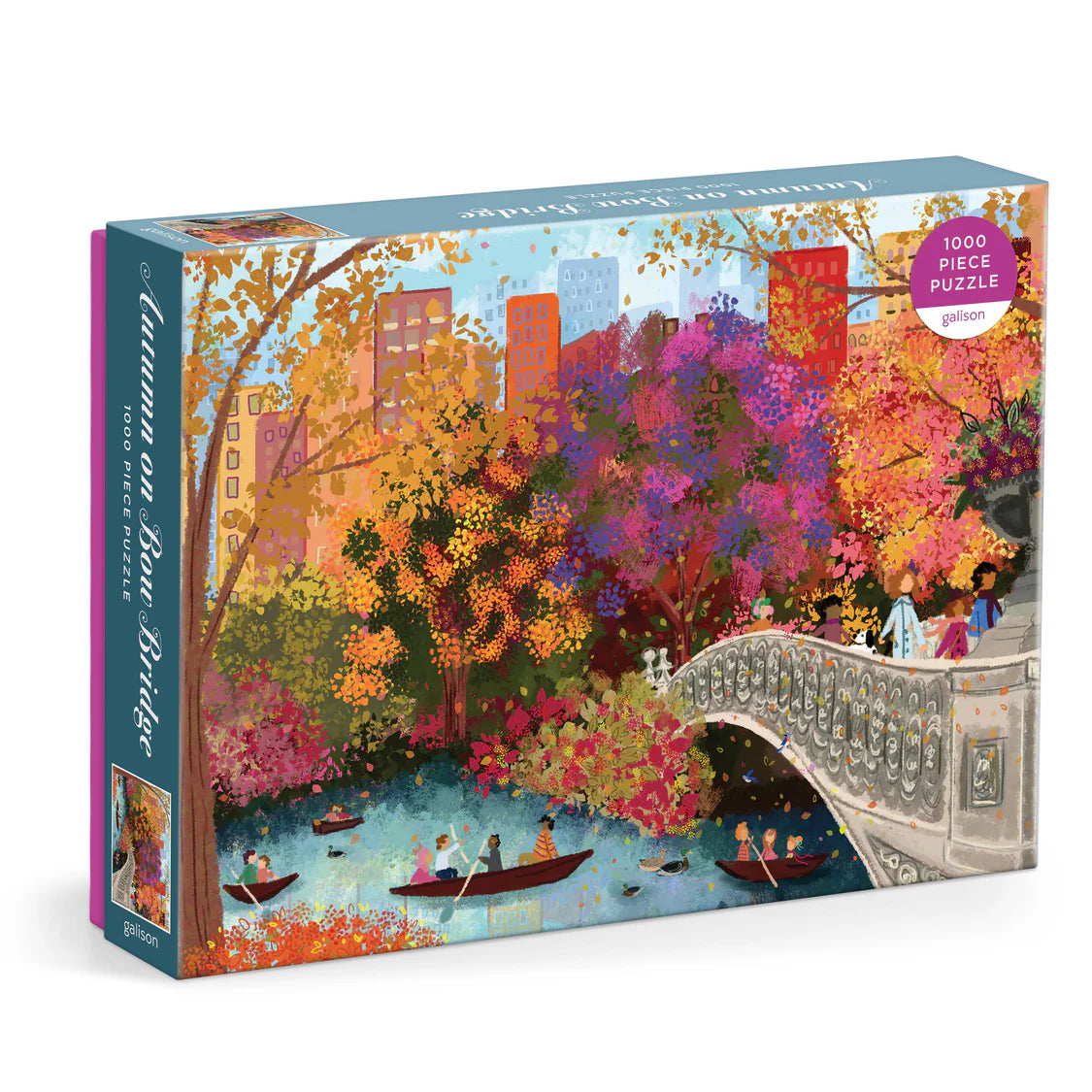 1000 pc Puzzle - Joy Laforme Autumn on Bow Bridge