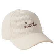 Embroidered Baseball Cap - Latte - Off White