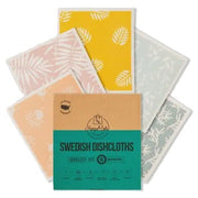 Harps & Seb Swedish Dishcloths (5) - Leafy Vines