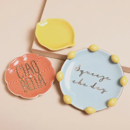 Squeeze the Day 3D Lemon Nesting Trinket Trays