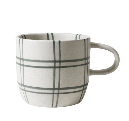 Cat's Pyjamas Mug - Green Linear