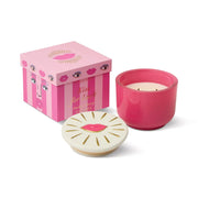 Charmed Candle with Lips - Smoked Cherry