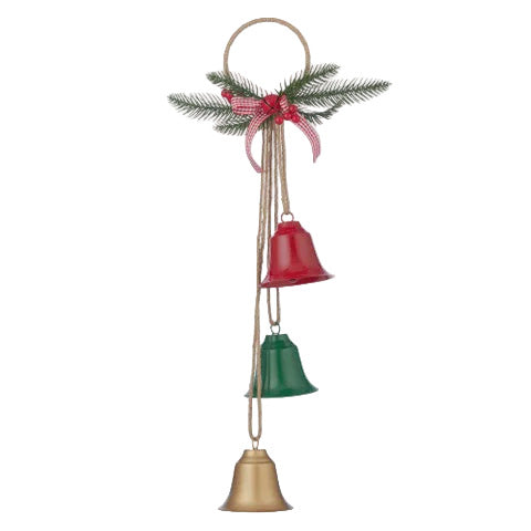 Holly Door Hang With Large Bells