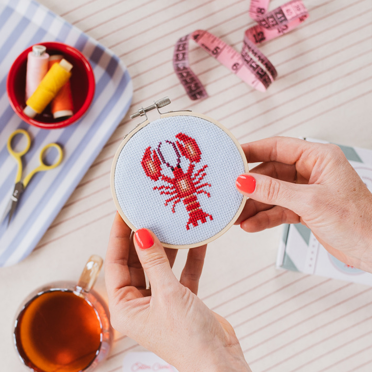 Cross-Stitch Kit - Lobster