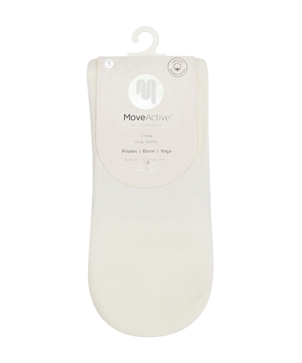Crew Grip Socks - Love Struck Ivory