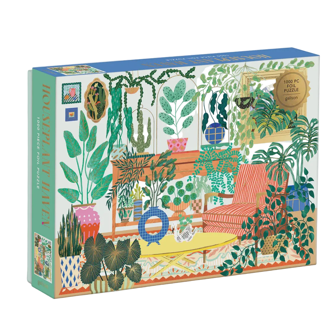 1000pc Foil Puzzle - Houseplant Haven