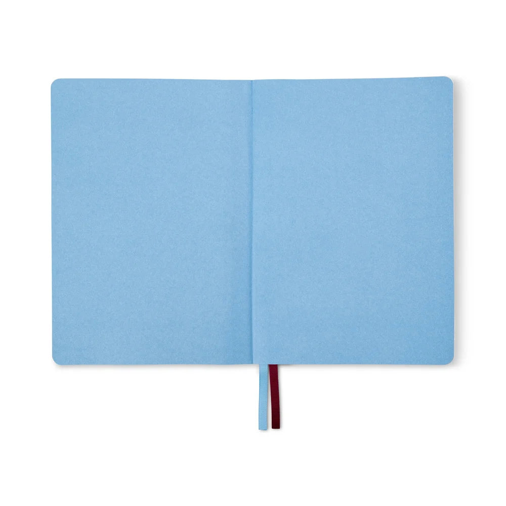 Softcover Journal - Burgundy Sky Marbling