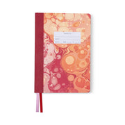 Softcover Journal - Cherry Peach Marbling