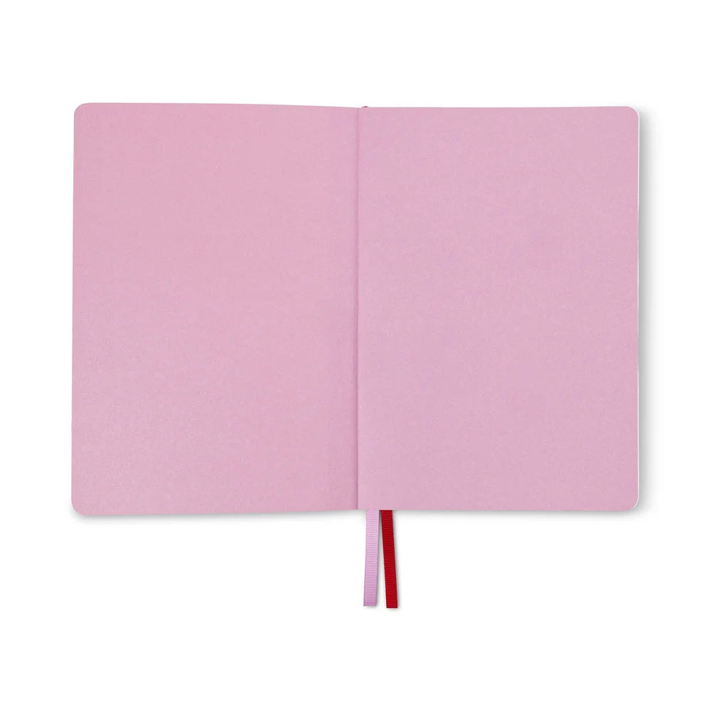 Softcover Journal - Cherry Peach Marbling