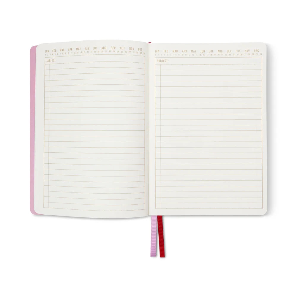 Softcover Journal - Cherry Peach Marbling