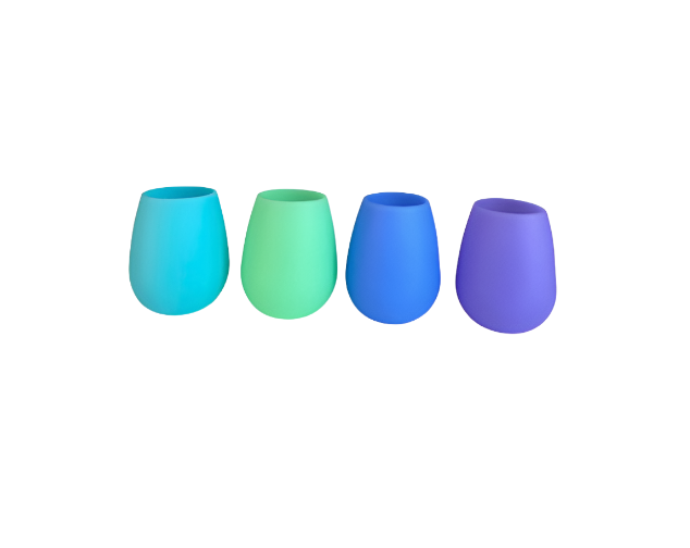 Fegg Silicone Tumbler - Set of 4