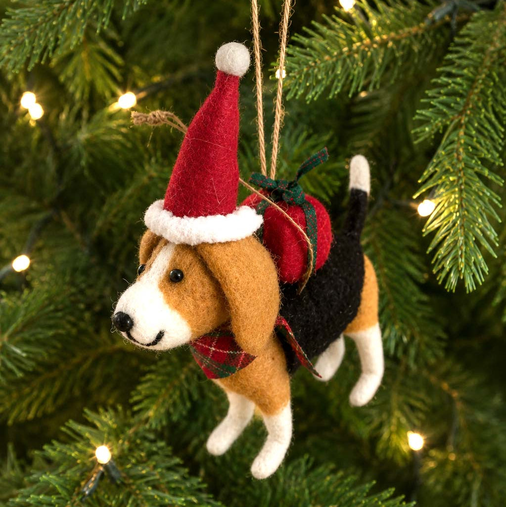 Felt Ornament - Present Delivery