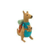 Felt Ornament - Kangaroo with Baby