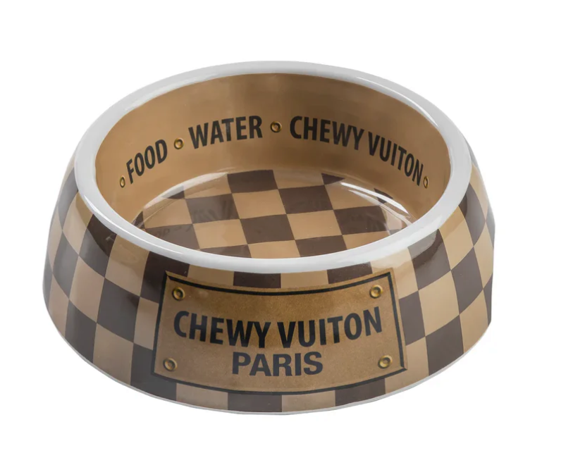 Chewy Vuiton Bowl - Brown
