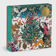 500pc Foil Puzzle - Woodland Merrymakers
