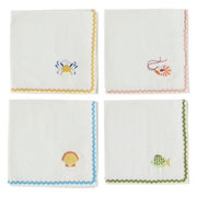 Shack S/4 Cotton Embroidered Napkins