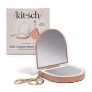 Terracotta Compact Mirror Keychain