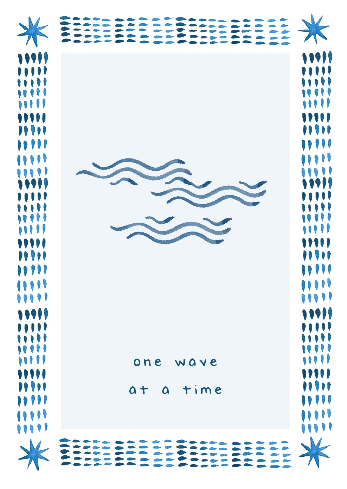 One Wave At A Time Card
