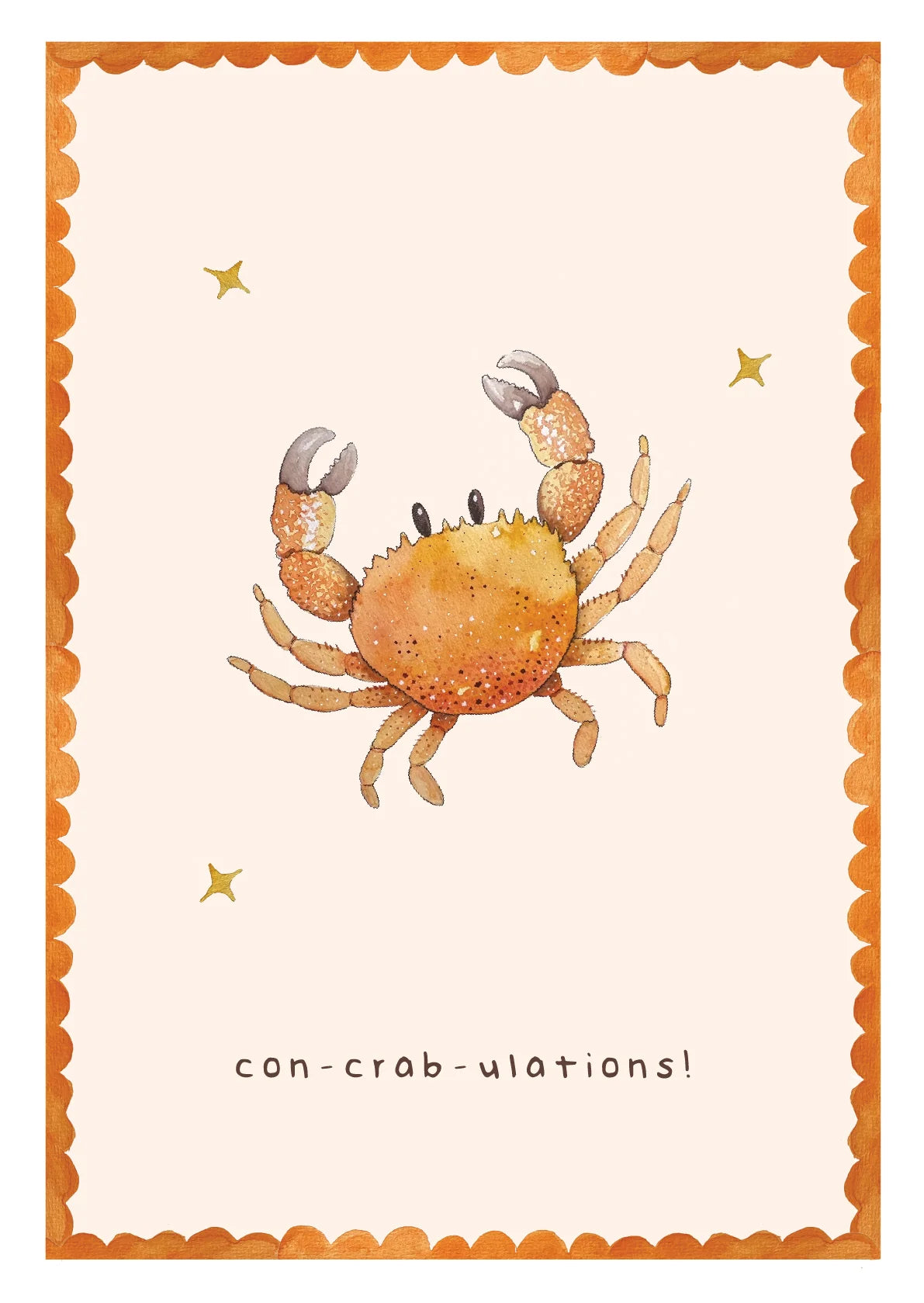 Con-crab-ulations Card