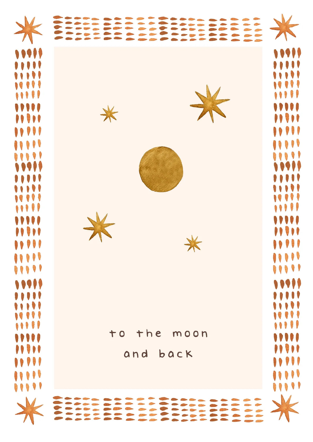 To The Moon & Back Card