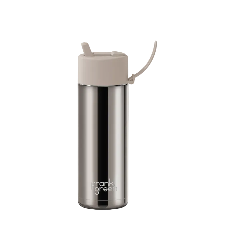 595ml Chrome Ceramic Reusable Bottle - Moon Dust / Moon Dust