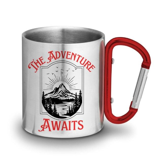 Carabiner Mug - The Adventure Awaits