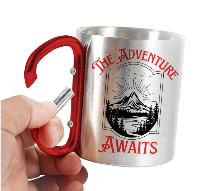 Carabiner Mug - The Adventure Awaits