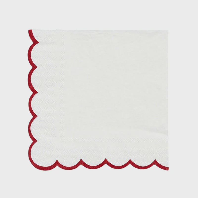 Napkins 20 Pack - Scalloped