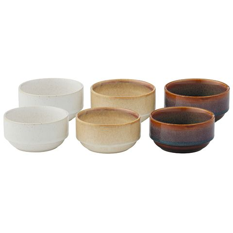 Vail Ceramic Condiment Dish Set - Natural