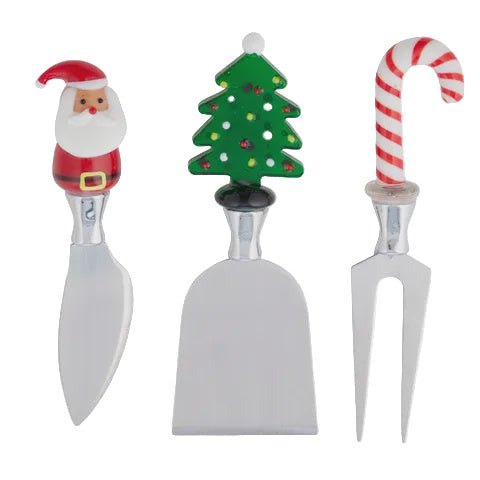 Knives Set of 3 - Candy, Tree, Santa