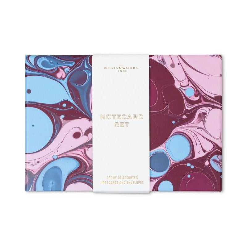 Notecard Set - Marble