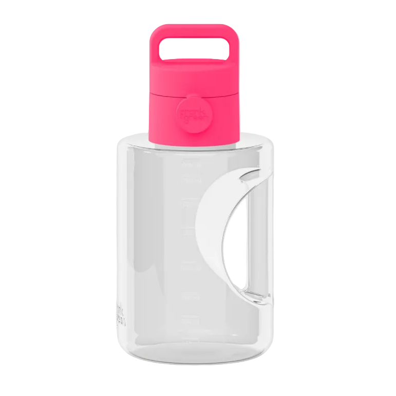 Titan 2L Bottle With Sip Lid - Neon Pink