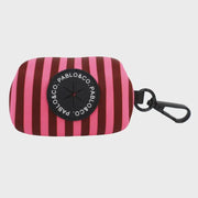 Dog Poop Bag Holder - Blushing Stripes