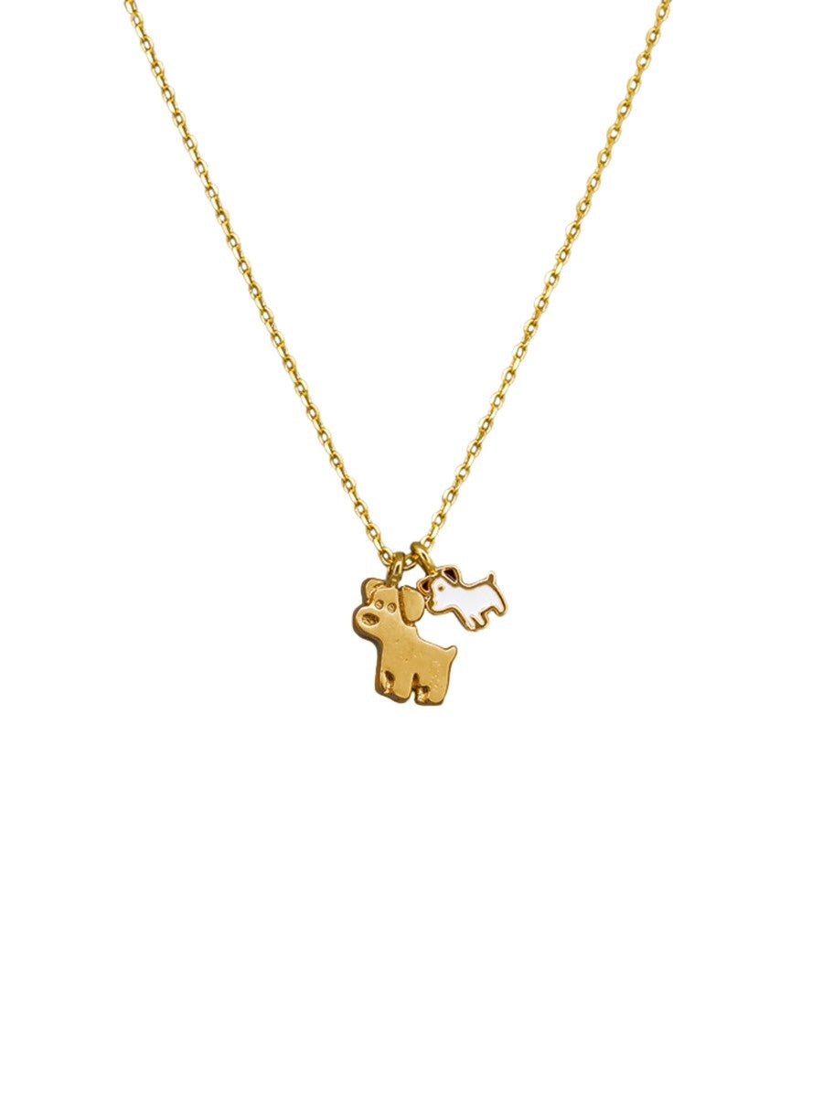 Billy and Bob Necklace - Gold