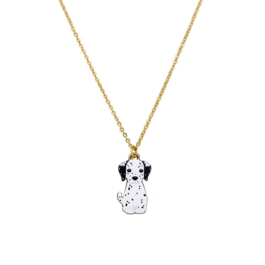 Dotty Dalmation Necklace - Gold